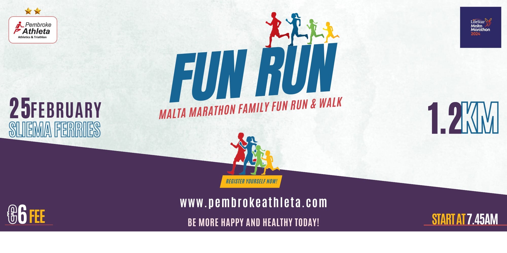 1.2KM Malta Marathon – Family Fun Run & Walk