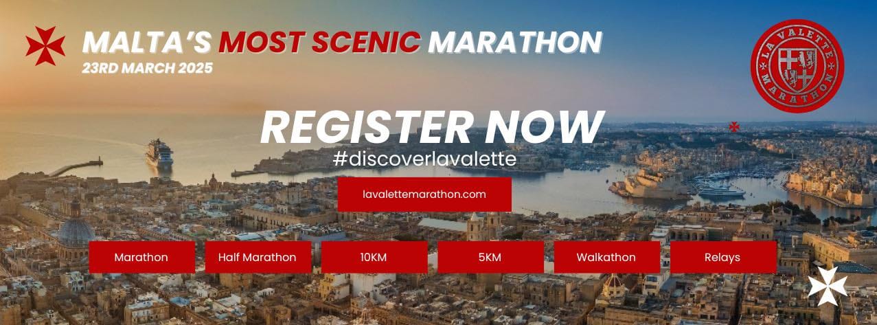 La Valette Marathon – 42k / 21k / 10k / 5k / 2k