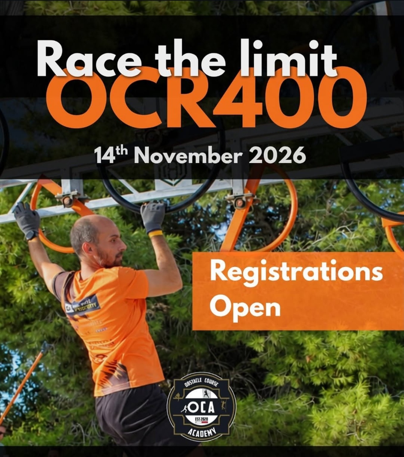 OCR 400 Warriors Autumn Edition — 14 November 2026, registrations open