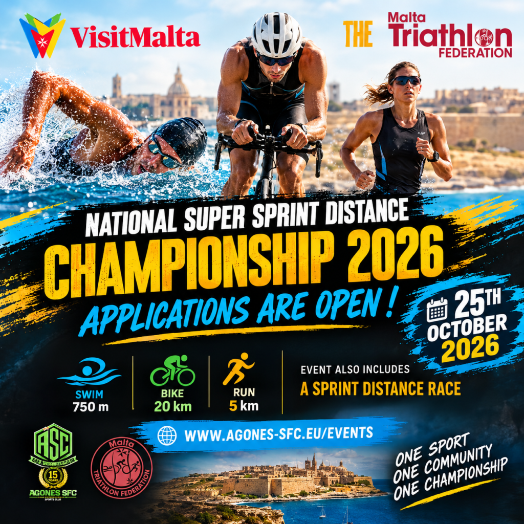 National Super Sprint Distance Championship 2026 and Sprint Triathlon – 25 October 2026